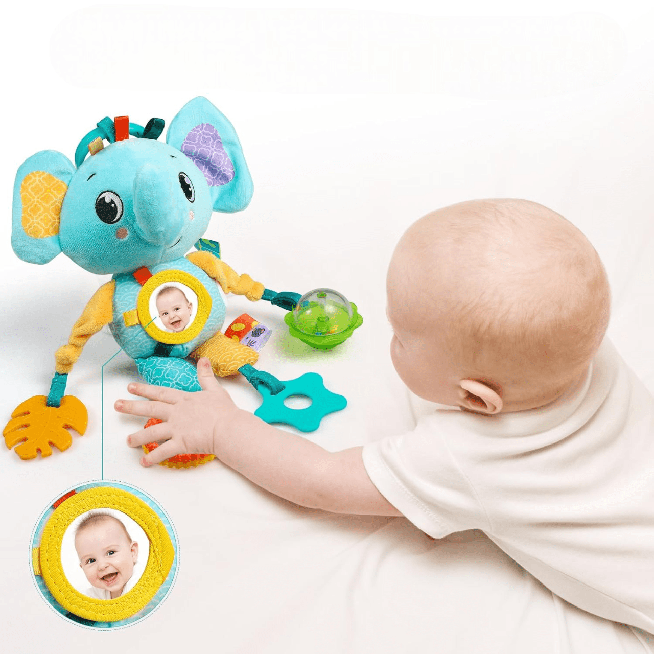 Jouet d'éveil - SoftHangingToy™ - Elephant - Bébé Découvre