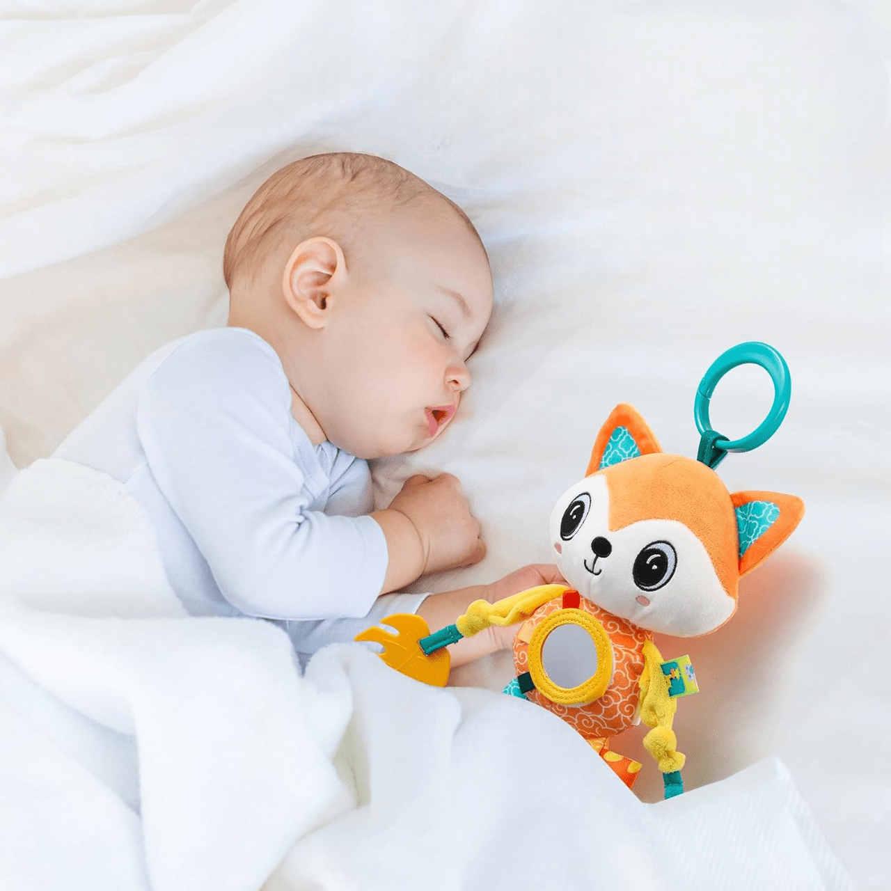 Jouet d'éveil - SoftHangingToy™ - Renard - Bébé Découvre