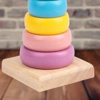 Jouet en Bois - WoodenToys™ - Tour Macaron - Bébé Découvre