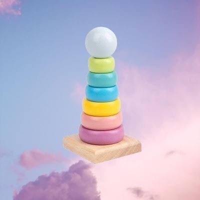 Jouet en Bois - WoodenToys™ - Tour Macaron - Bébé Découvre