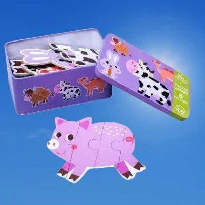 Puzzle Montessori - BabyPuzzle™ - Bétail - Bébé Découvre