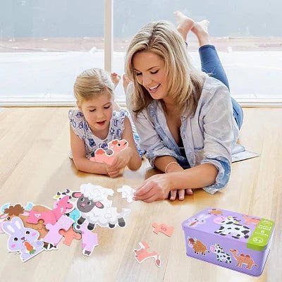 Puzzle Montessori - BabyPuzzle™ - Bétail - Bébé Découvre